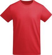 Lot de 2 t-shirts rouges en coton BIO Modèle Breda marque Roly taille 12 146 – 152