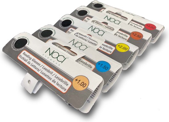 Noci Eyewear RCJ352 Lunettes de lecture Nemo +3.00 - Face kaki, branches tortue