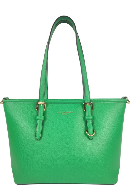 Flora Co Sac a main shopper avec bandouliere extra longue soft vert bol