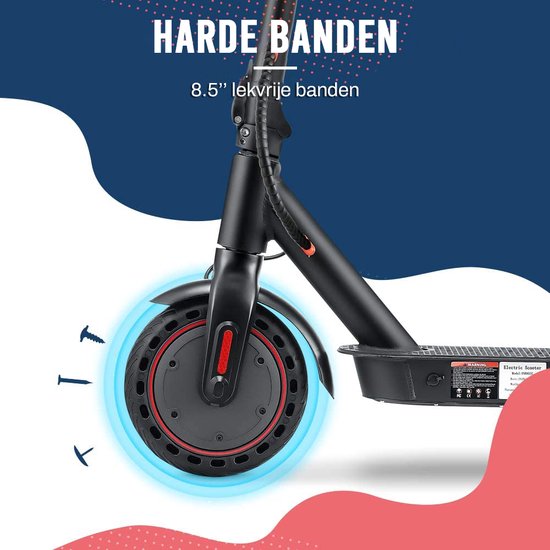 Elektrisch Step Elektrische Step Volwassenen – 25 Km/u, 187,2 Wh Accu, Opvouwbaar, Max. 120 Kg, Dubbele Rem Dubbele Remmen Step
