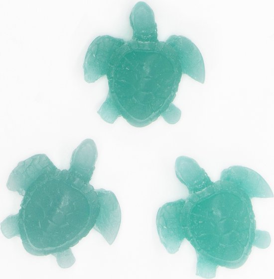 Wax melts 3 stuks schildpadjes, groen, granny smith geur