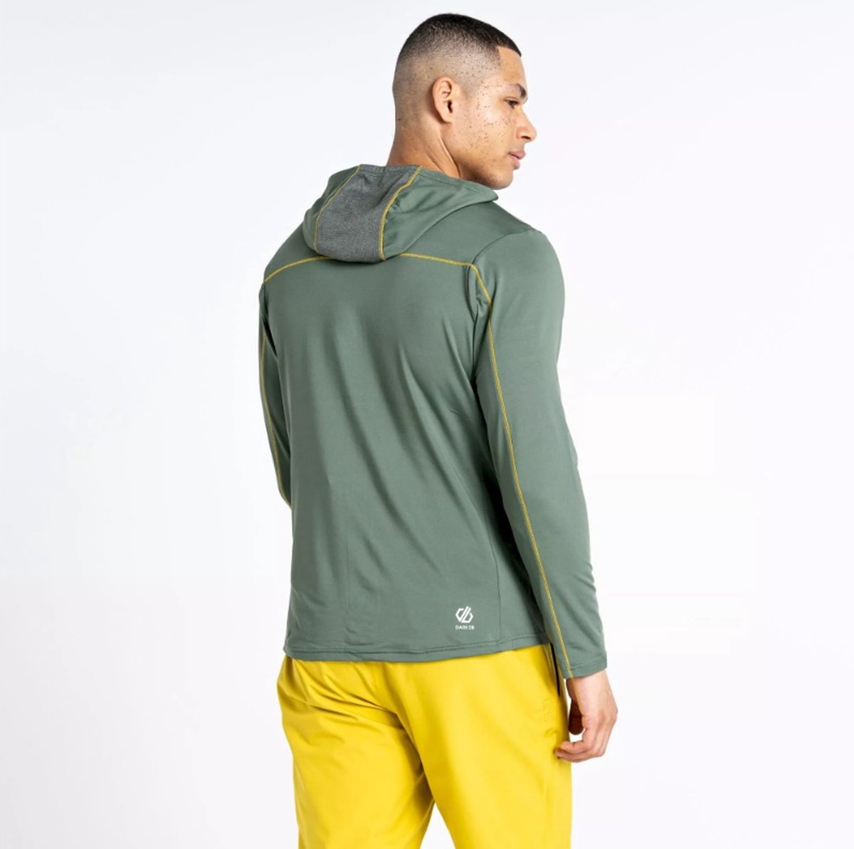 Dare2B Heren Revive II Core Stretch Hoodie Duck Groen