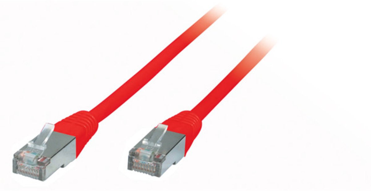S/CONN Cat. 5e SF/UTP 3m netwerkkabel Rood Cat5e SF/UTP (S-FTP)