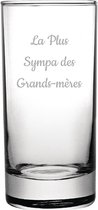 Longdrinkglas gegraveerd - 28,5cl - La Plus Sympa des Grands-mères