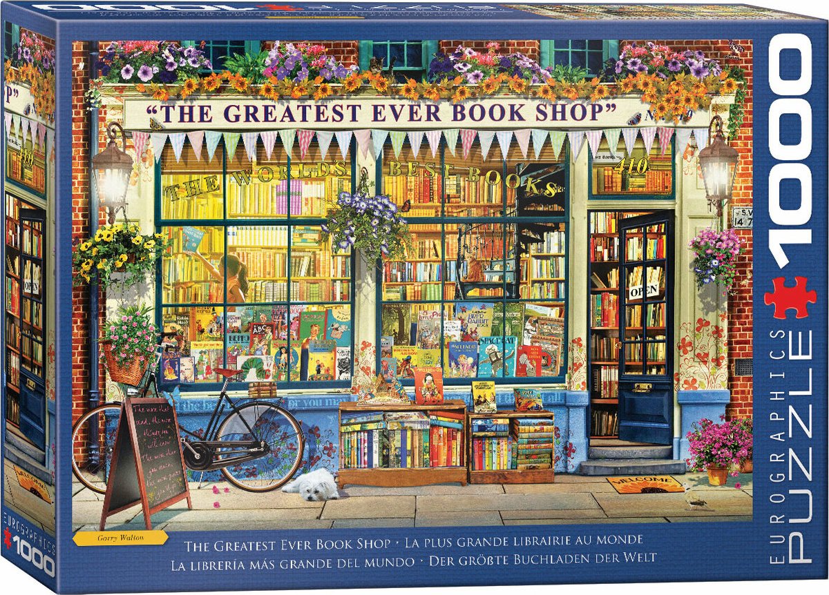 De beste boekenwinkel ter wereld Puzzel - 1000 stukjes | bol.com