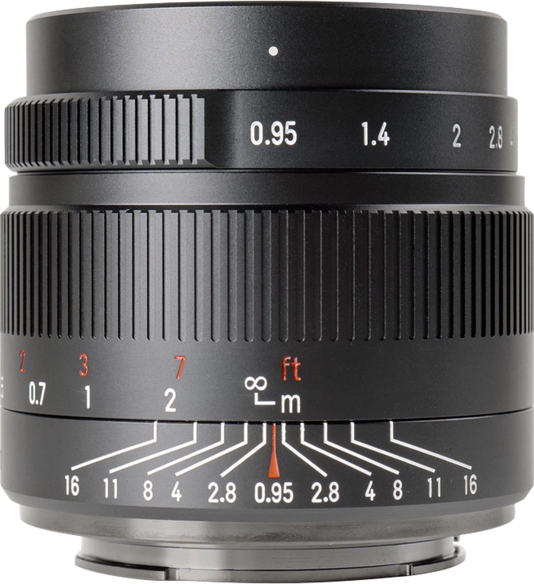 7Artisans - Cameralens - 35mm F0.95 Canon R-vatting APS-C, zwart