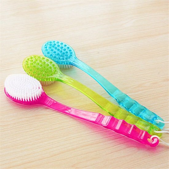 Bad Borstel Terug - Body Bad Douche Spons Scrubber Borstels - Met Handvat Scrub - Huid Massager Peeling Badkamer Borstel - Boutique house