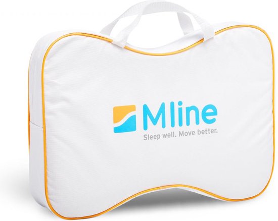 M line Athletic Pillow | Hoofdkussen | Tegen rug- en nekklachten | Maximale ventilatie | Ergonomisch | Anti allergeen | Wasbaar op 60° | - M line
