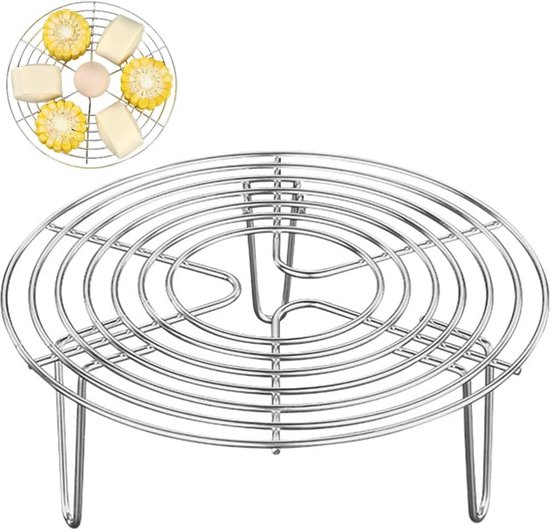 Support Rond 2 Pièces Pour Cuiseur Vapeur CanCooker RK-003 – Acier Inoxydable