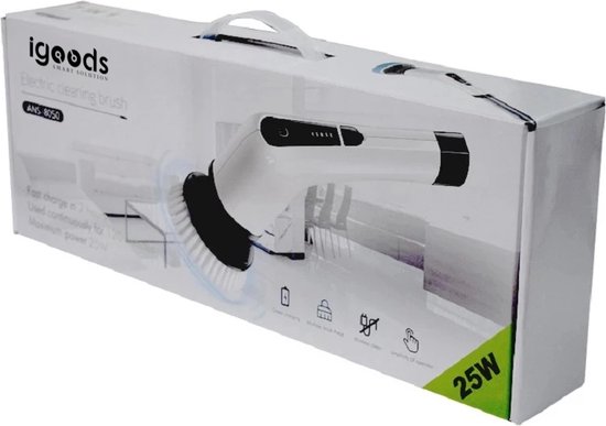 Igoods Polijstmachine - Polijstset - Elektrische Schoonmaakborstel - Schrobber - 7 Borstels - 25W
