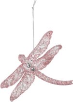 Decoratieve figuren Christmas Decoration Roze Kerstversiering (10 X 1 X 17 CM)