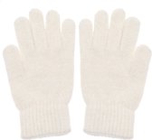 Handschoenen - Crème | Harig / Fluffy Polyacryl | One Size 19,5 x 10 cm | Fashion Favorite