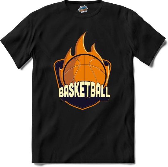 Basketball | Basketbal - Sport - Basketball - T-Shirt - Unisex - Zwart - Maat 4XL