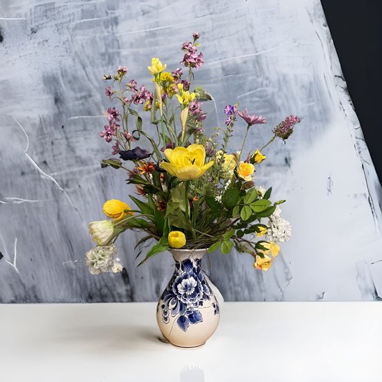 Seta Fiori - Bouquet de tulipes jaune - 70cm
