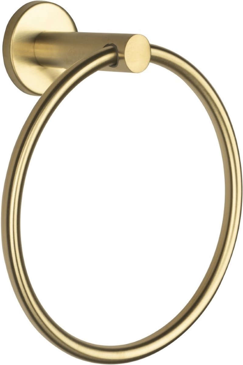 Handdoekring - Goud - Handdoekhouder - Handdoekrek - Rond - Badkamer - Keuken