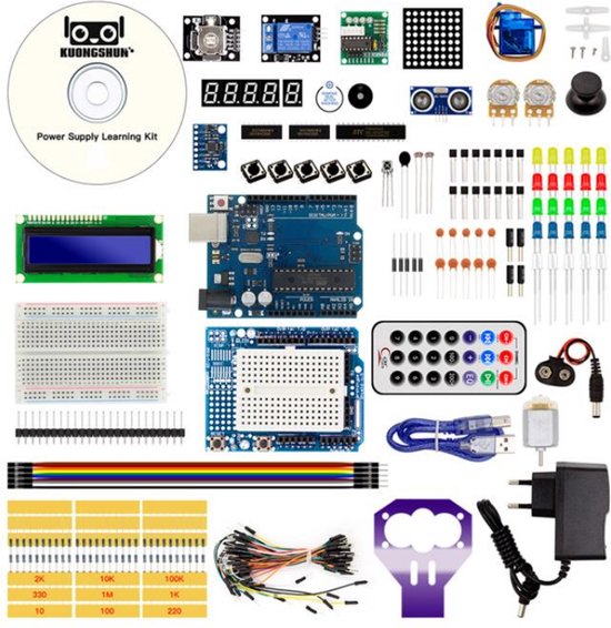 Power Supply learning kit compatibel met Arduino