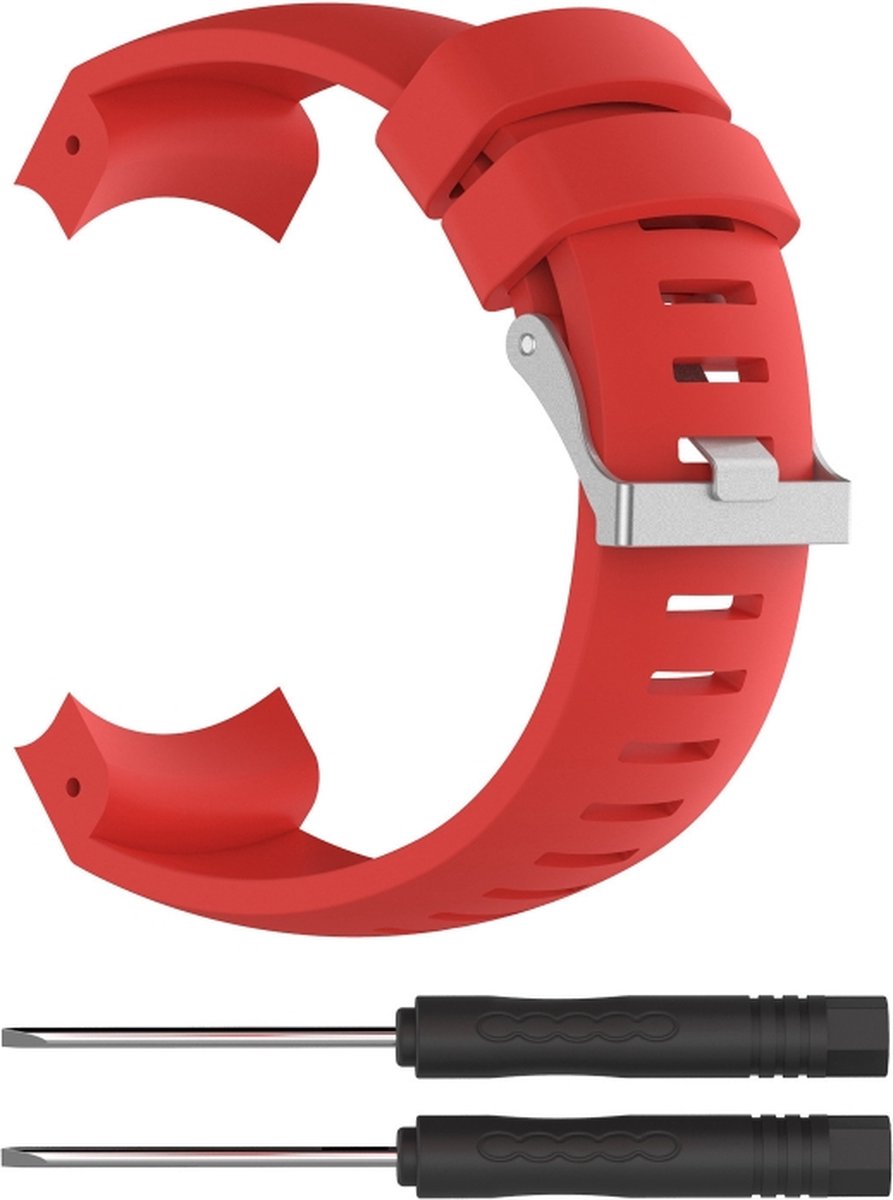 Siliconen bandje - geschikt voor Suunto Core - roze