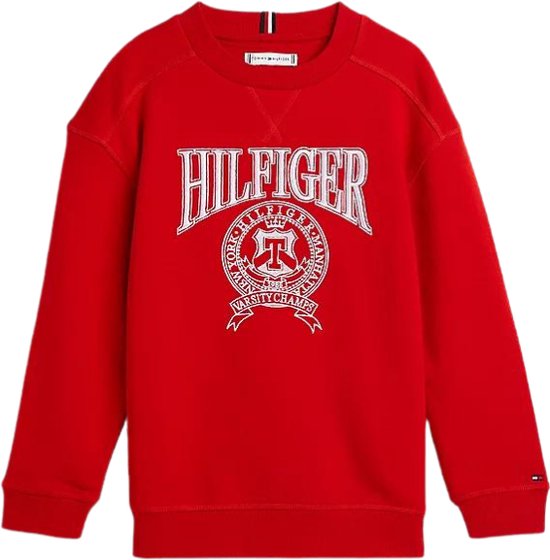 Tommy Hilfiger Kids Varsity Sweatshirt Kids - Unisex - Rood