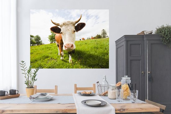Poster Vache - Lumière - Ombre - 160x120 cm XXL