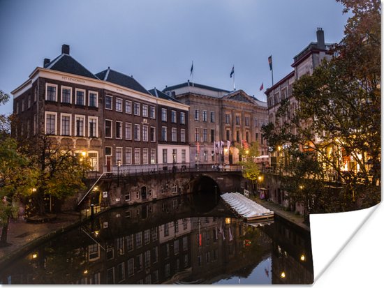 La mairie de la ville néerlandaise d'Utrecht Poster 40x30 cm - petit - Tirage photo sur Poster (décoration murale salon / chambre) / Poster Villes européennes