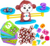 Joyage Monkey Balance Game - Cadeau Kind - Educatief speelgoed Jongens & Meisjes - Ik Leer Rekenen - 4 Jaar - 5 Jaar - 6 Jaar - Leren Rekenen - Aap Speelgoed - Balansspel - Leren Tellen - Ik Leer Cijfers - Speelgoed Voor 3 Jaar - Montessori Speelgoed