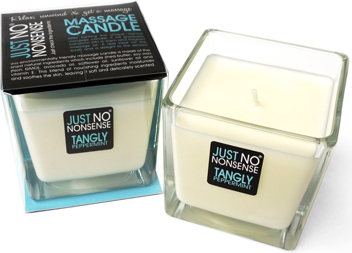 Goedkoopste Just No Nonsense - Massagekaars - Tingly Peppermint - 200 gram