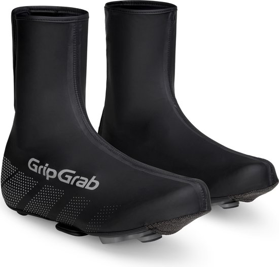 GripGrab - Ride Waterdichte Race Fiets Overschoenen Wielren Regen Fietsoverschoenen - Zwart - Unisex - Maat XXL (46/47)