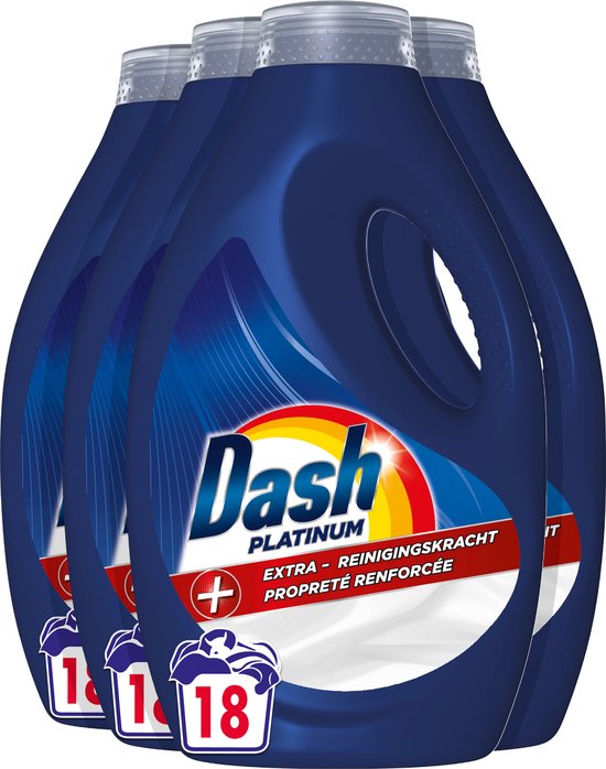 Dash Détergent à Lessive Liquide Platinum + Ultra Détachant - 26