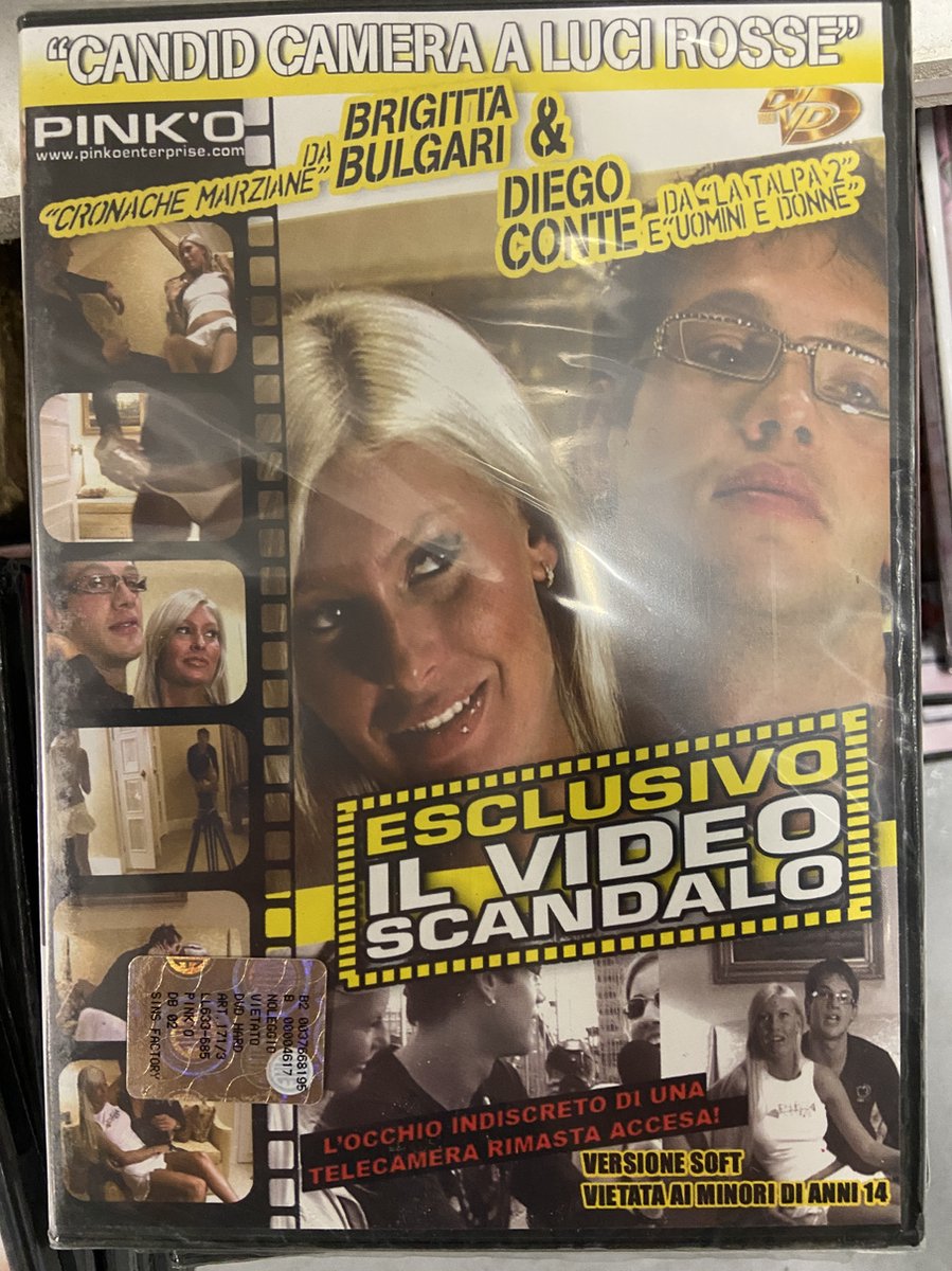 Dvd Pink'O Schandaal Video Luci Rosse - Brigitta Bulgari ( SOFTE VERSIE)