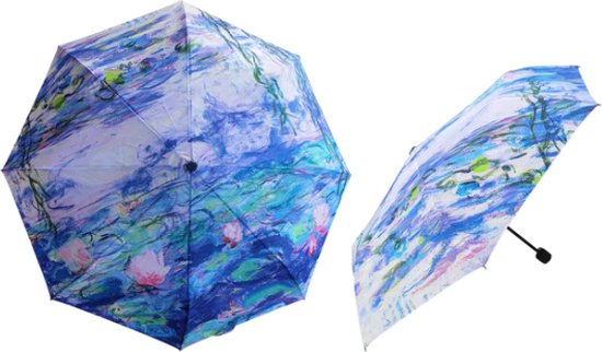 Paraplu knop - Opvouwbaar - Waterlelie - Monet