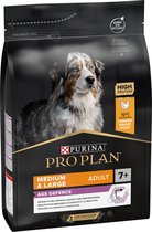 Pro Plan Medium & Large Adult 7+ (Senior) Age Defence - Honden Droogvoer - Kip - 3 kg