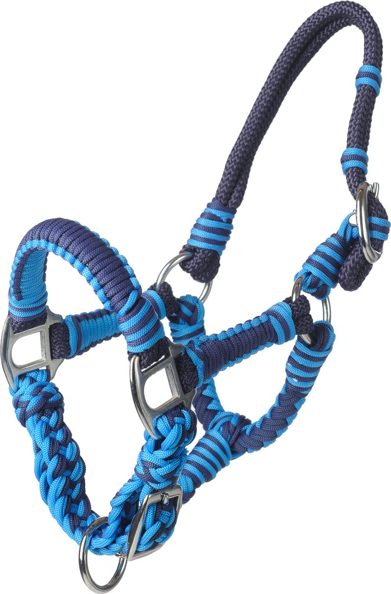 MHS Halster Braided Mini Jaarling Navy / Blauw