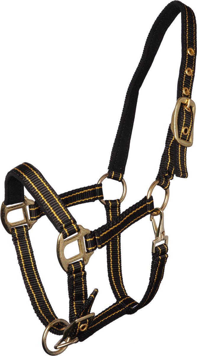 MHS Halster Chique Cob Zwart / Goud