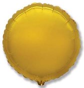 Ronde folie ballon goud 45.7 cm - ballon - goud - decoratie - jubileum - trouwen