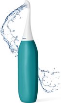 Happypo® XL Petrol Po Shower 2.0 met 50% meer volume - vervangt natte doekjes & douchetoilet - intieme douche reinigt zacht met water en bespaart papier - bekend van Die Höhle der Löwen