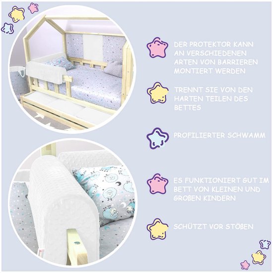 Bedomranding baby Bedbescherming Baby Bed Bumper