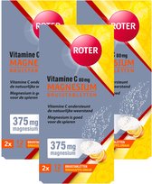 Roter Magnesium Vitamine C Bruistabletten - 2x12 3 pack