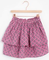 Sissy-Boy - Paarse rok met ruffles en print