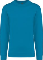 Sweater 'Crew Neck Sweatshirt' Kariban Collectie Basic+ maat 3XL Tropisch Blauw