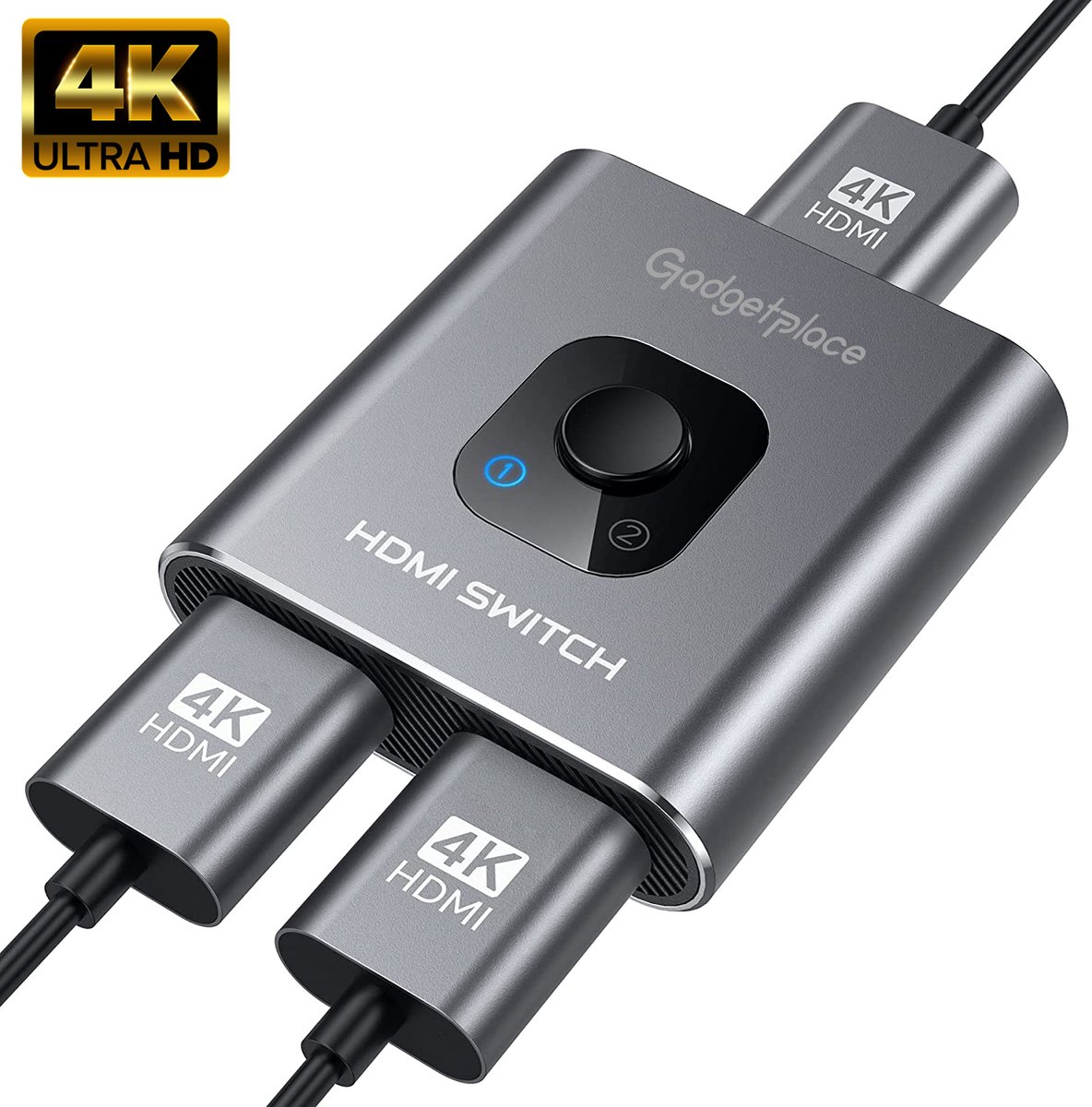 Répartiteur HDMI 4K 1 entrée 2 sorties (4K @ 60Hz) pour deux moniteurs