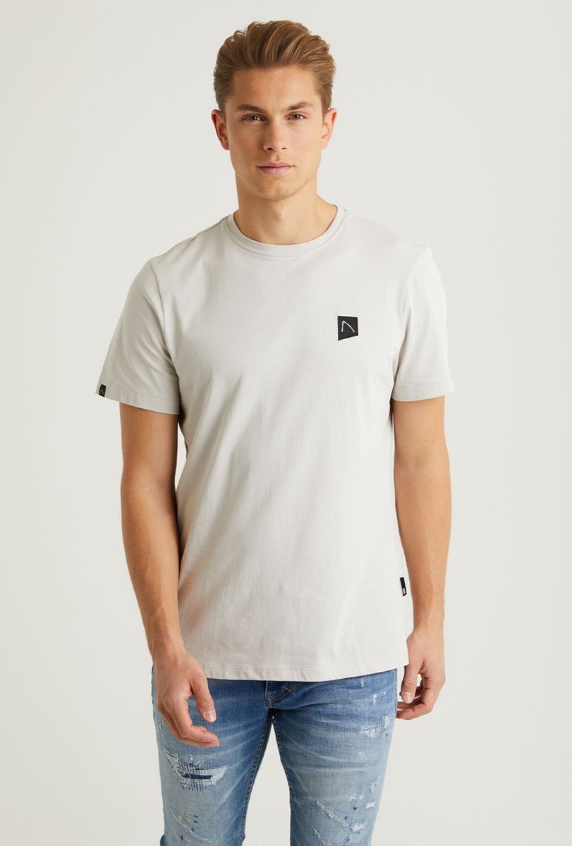 Chasin' T-shirt Eenvoudig T-shirt Brett Lichtgrijs Maat M