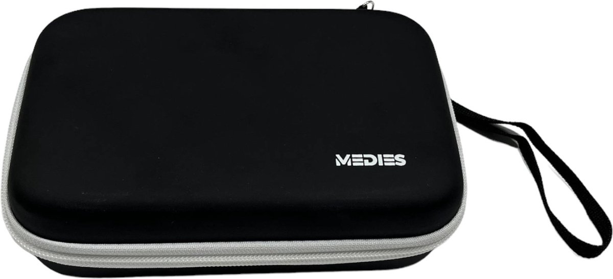 Medies - premium darts case large | darts etui | darts wallet - EVA schok bestendige buitenkant - voor 6 pijlen met lanyard - geen dartspijlen inbegrepen - wit