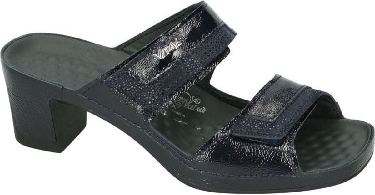 Vital -Dames - blauw donker - slippers & muiltjes - maat 40