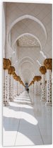 WallClassics - Acrylglas - Mooie Hal van Sjeik Zayed-Moskee - Abu Dhabi - 40x120 cm Foto op Acrylglas (Wanddecoratie op Acrylaat)