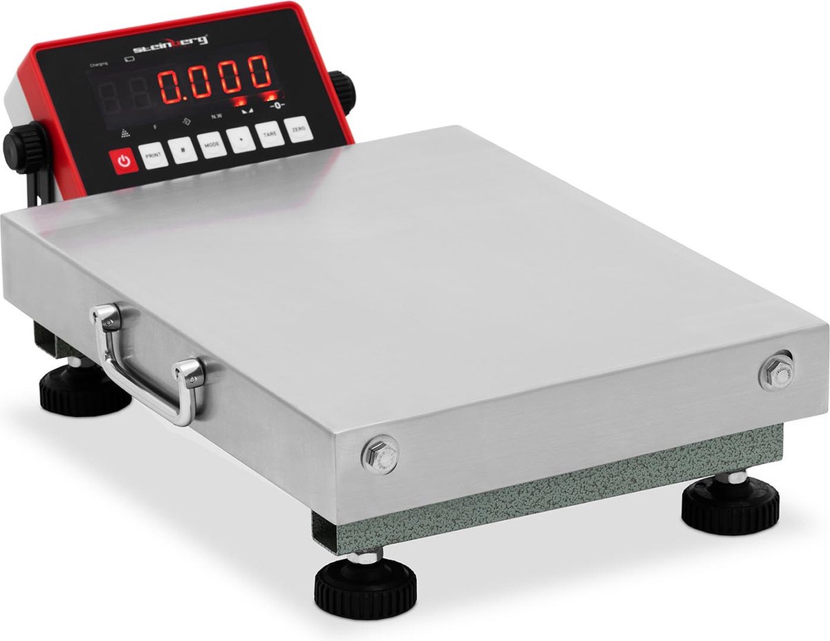 Steinberg Systems Platformweegschaal - 30 kg / 0,005 kg - 30 x 40 cm - kg / lb - LED 10030805