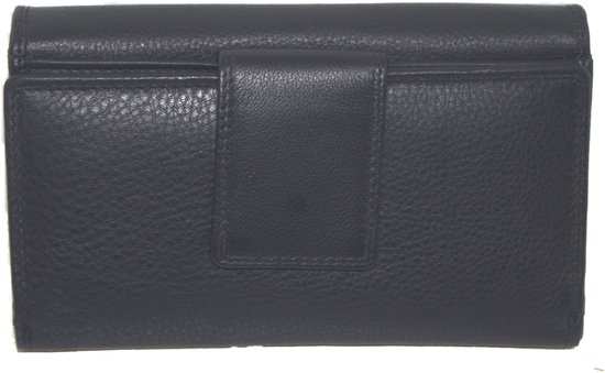 Benthill Mini Portemonnee Van Echt Leder - Kleingeldbeurs Met Knoopsluiting | Bruin, Compact Formaat 7.5x8.5x2 Cm