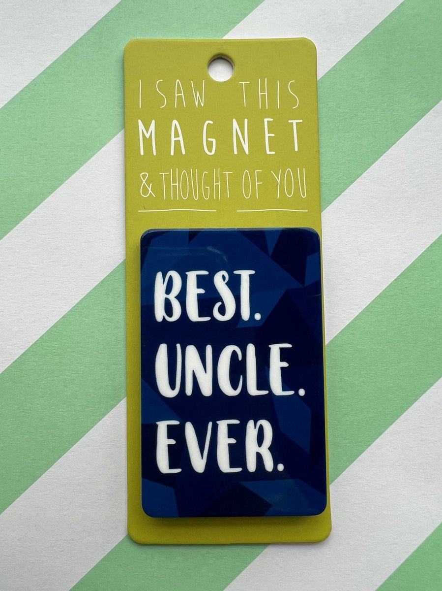 Koelkast magneet - Magnet - Best Uncle Ever - MA13