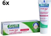 6x GUM Paroex 0,12% Chloorhexidine Tandpasta - 75 ml