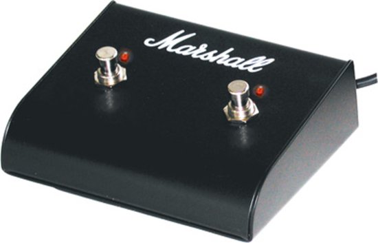 Marshall PEDL-91003 universele 2-knops voetschakelaar met LEDs
