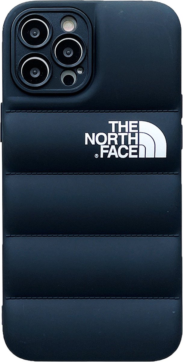 The North Face hoesje geschikt voor Apple iPhone 7 Plus - Kunststof Back Cover - Zwart